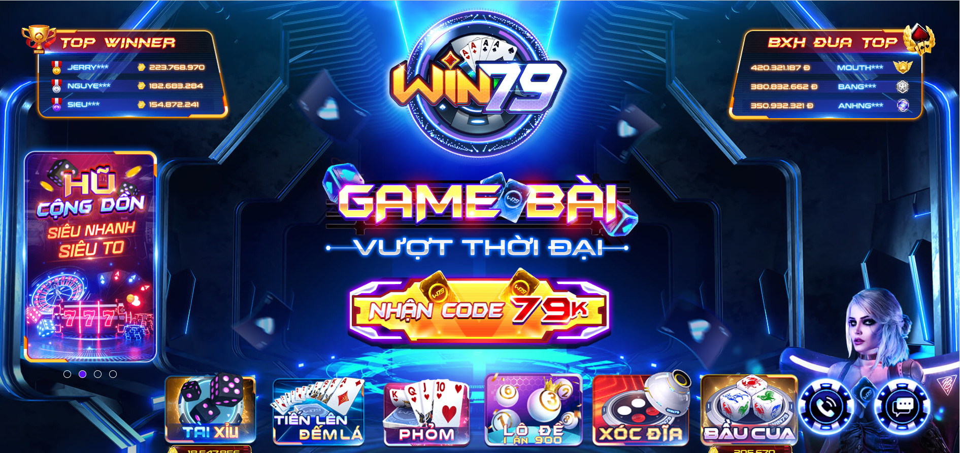 Cổng game Win79vip